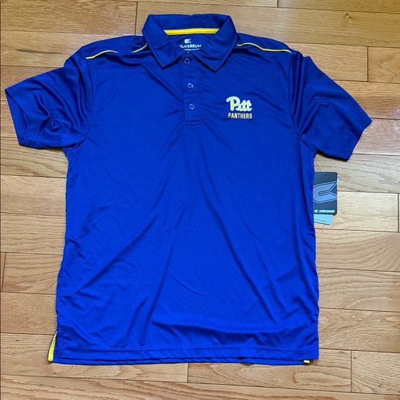 Colosseum Other - Colosseum Pitt Panthers Men's Royal Blue Polo Shirt